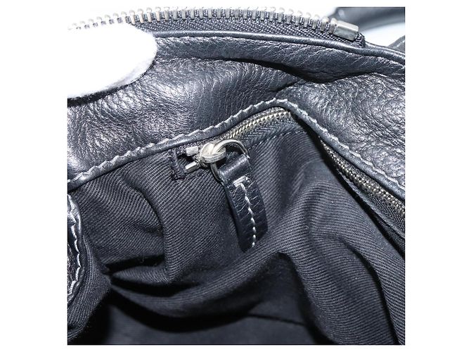 Chloé Chloe Paddington Hand Bag Leather Black Gold - vista 23