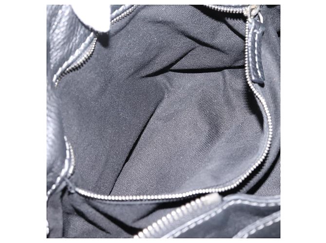 Chloé Chloe Paddington Hand Bag Leather Black Gold - vista 24