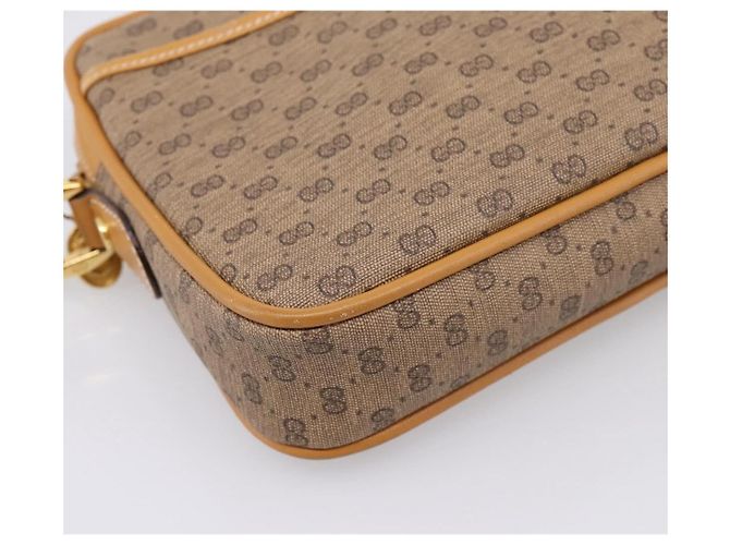 GUCCI Micro GG Shoulder Bag PVC Beige Gold Tone 007 56 0095 - vista 11