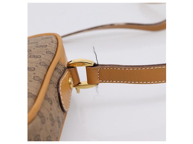 GUCCI Micro GG Shoulder Bag PVC Beige Gold Tone 007 56 0095 - vista 14