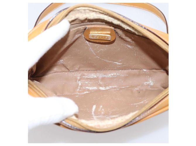 GUCCI Micro GG Shoulder Bag PVC Beige Gold Tone 007 56 0095 - vista 18