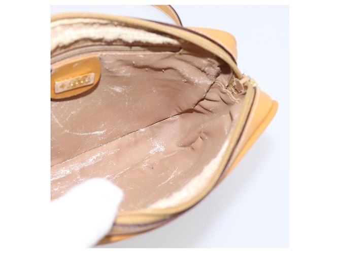 GUCCI Micro GG Shoulder Bag PVC Beige Gold Tone 007 56 0095 - vista 19