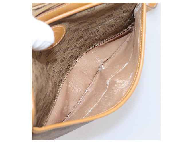 GUCCI Micro GG Shoulder Bag PVC Beige Gold Tone 007 56 0095 - vista 24