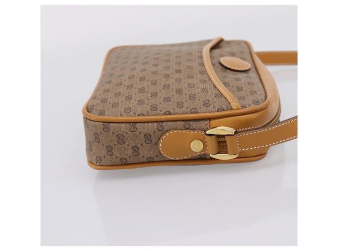 GUCCI Micro GG Shoulder Bag PVC Beige Gold Tone 007 56 0095 - vista 5