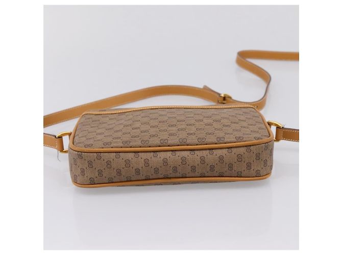 GUCCI Micro GG Shoulder Bag PVC Beige Gold Tone 007 56 0095 - vista 9