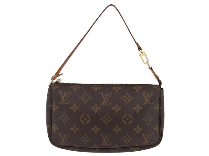 LOUIS VUITTON Monogram Pochette Accessoires Pouch M51980 LV - vista 13