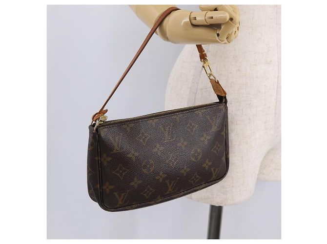 LOUIS VUITTON Monogram Pochette Accessoires Pouch M51980 LV - vista 27