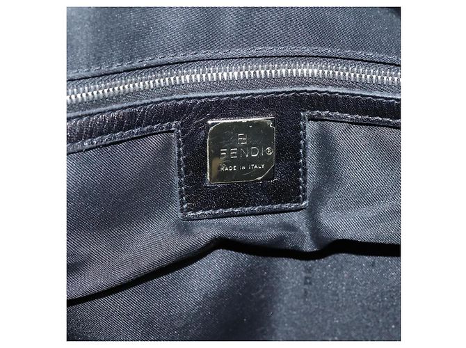 FENDI Shoulder Bag Nylon Black Silver - vista 17