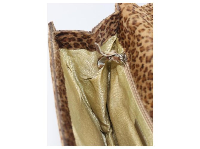 Bottega Veneta Chain Shoulder Bag Harako leather Brown Silver - vista 22