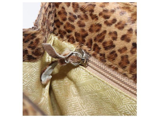 Bottega Veneta Chain Shoulder Bag Harako leather Brown Silver - vista 23