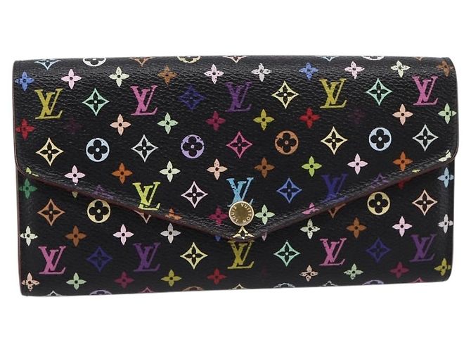 LOUIS VUITTON Monogram Multicolor Portefeiulle Sarah Black M60668 - vista 13