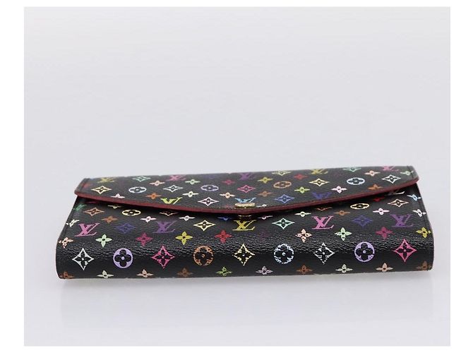 LOUIS VUITTON Monogram Multicolor Portefeiulle Sarah Black M60668 - vista 6