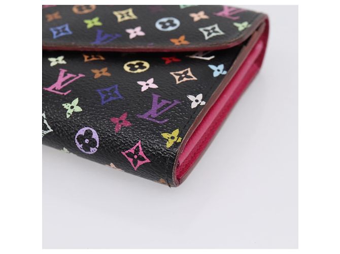 LOUIS VUITTON Monogram Multicolor Portefeiulle Sarah Black M60668 - vista 7