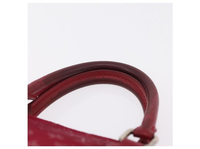 LOUIS VUITTON Monogram Satin Little Alma Hand Bag Red M92350 LV - vista 14