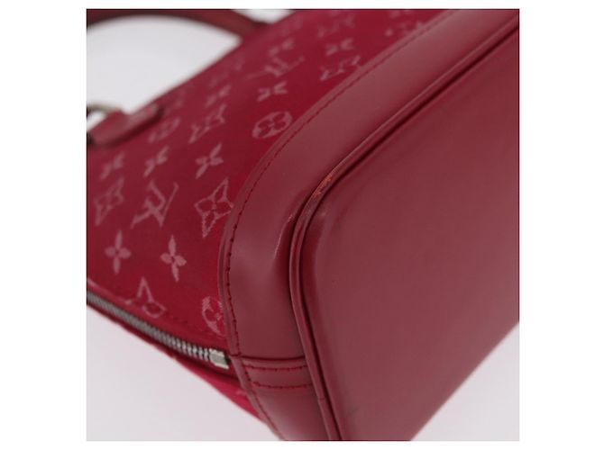 LOUIS VUITTON Monogram Satin Little Alma Hand Bag Red M92350 LV - vista 15