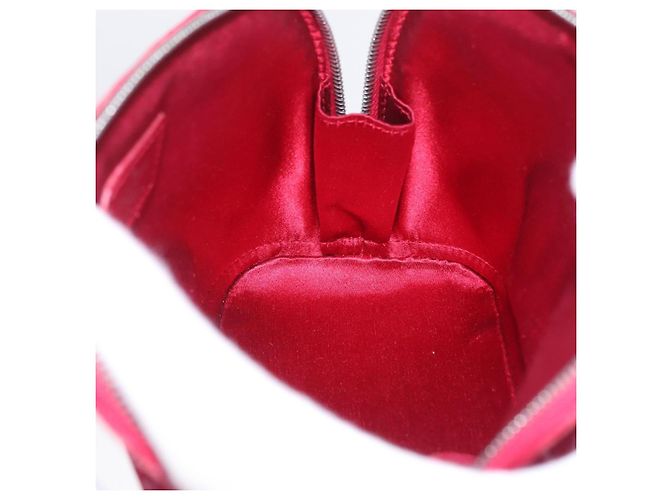 LOUIS VUITTON Monogram Satin Little Alma Hand Bag Red M92350 LV - vista 20