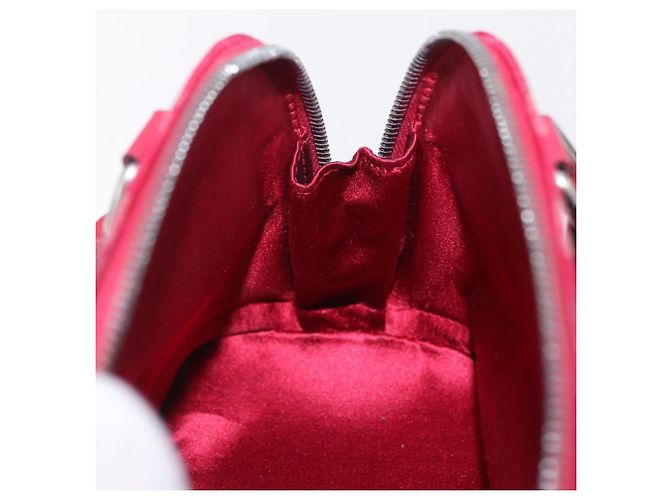 LOUIS VUITTON Monogram Satin Little Alma Hand Bag Red M92350 LV - vista 21