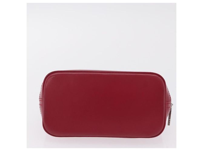 LOUIS VUITTON Monogram Satin Little Alma Hand Bag Red M92350 LV - vista 6