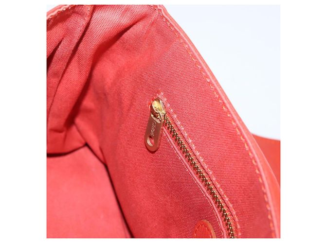Chloé Chloe Tote Bag Leather Red Gold - vista 19