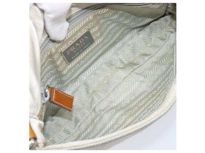 PRADA PRADA Sports Shoulder Bag Nylon Gray Silver - vista 10