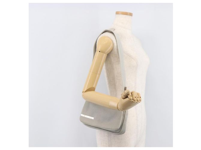 PRADA PRADA Sports Shoulder Bag Nylon Gray Silver - vista 27