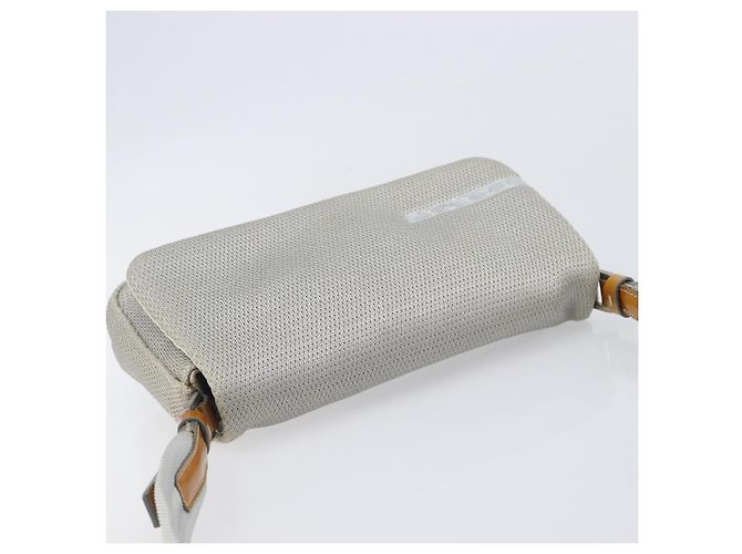 PRADA PRADA Sports Shoulder Bag Nylon Gray Silver - vista 6