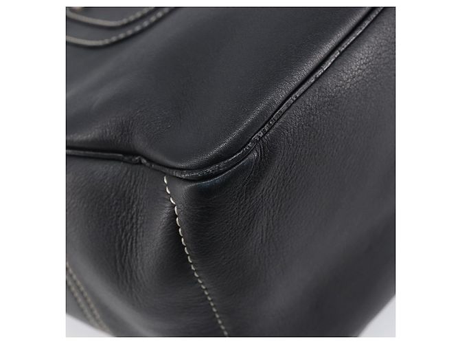 Céline CELINE Boogie Bag Hand Bag Leather Black Silver - vista 14