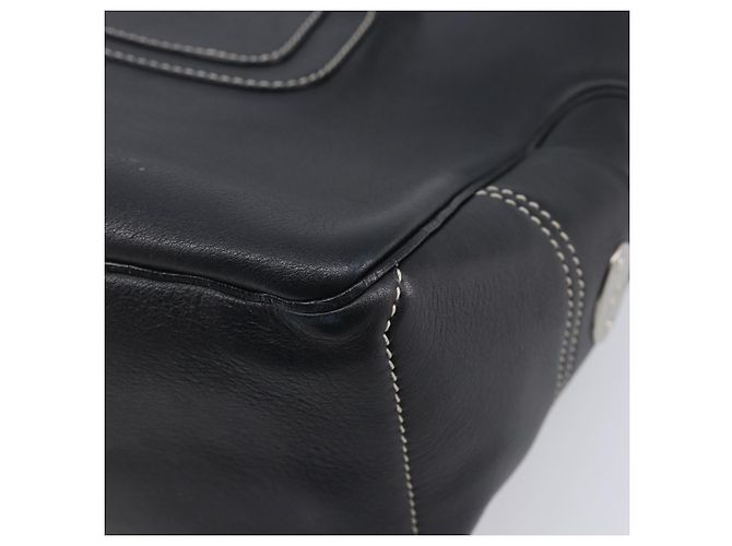 Céline CELINE Boogie Bag Hand Bag Leather Black Silver - vista 15