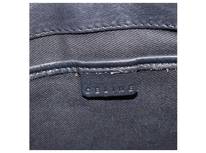 Céline CELINE Boogie Bag Hand Bag Leather Black Silver - vista 18