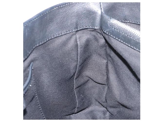Céline CELINE Boogie Bag Hand Bag Leather Black Silver - vista 19