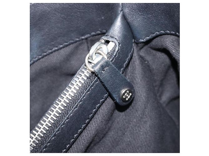 Céline CELINE Boogie Bag Hand Bag Leather Black Silver - vista 21