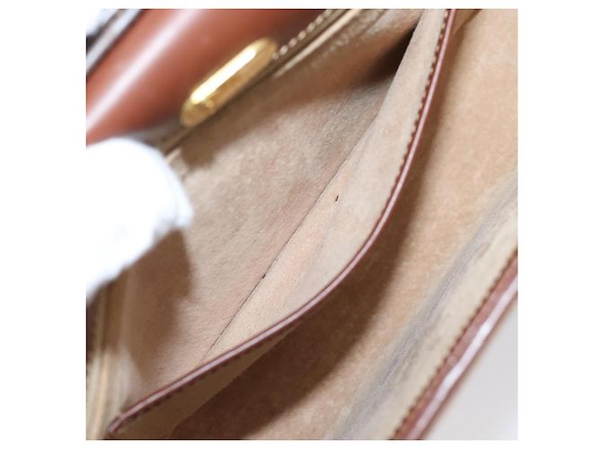 GUCCI Hand Bag Leather Beige Gold - vista 22