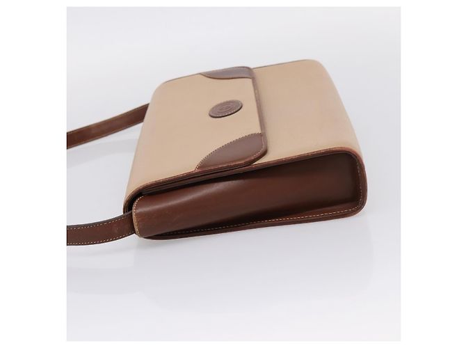 GUCCI Hand Bag Leather Beige Gold - vista 3