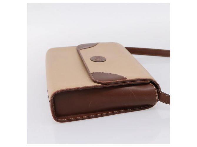 GUCCI Hand Bag Leather Beige Gold - vista 4