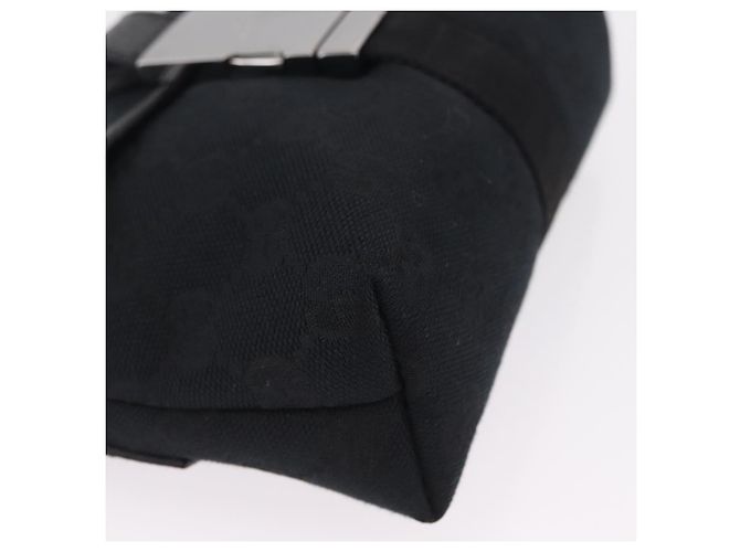 GUCCI GG Canvas Waist Bag Black Silver 131236 - vista 13