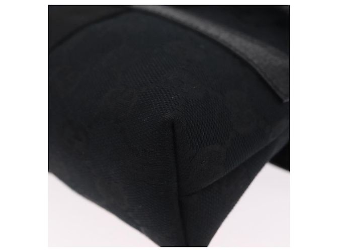GUCCI GG Canvas Waist Bag Black Silver 131236 - vista 16