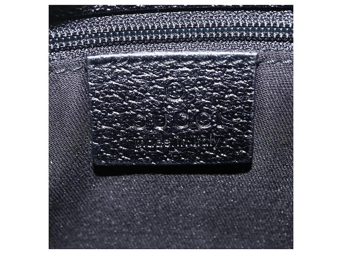 GUCCI GG Canvas Waist Bag Black Silver 131236 - vista 19