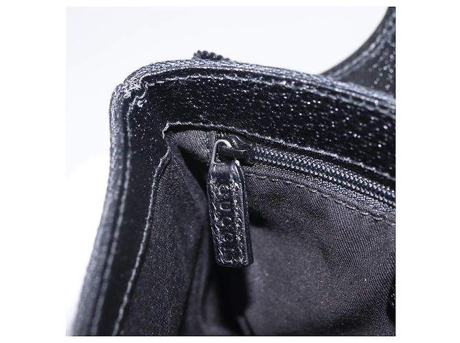 GUCCI GG Canvas Waist Bag Black Silver 131236 - vista 23