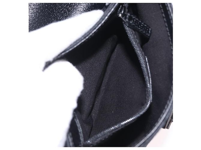 GUCCI GG Canvas Waist Bag Black Silver 131236 - vista 24