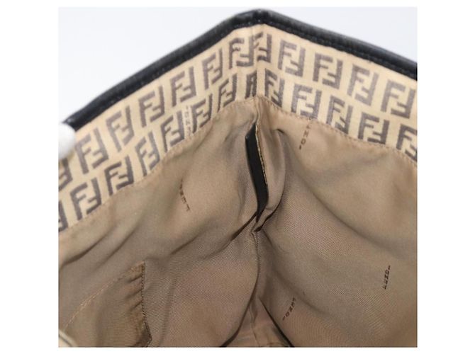 FENDI Zucchino Canvas Tote Bag Beige Silver 8BH074 - vista 21