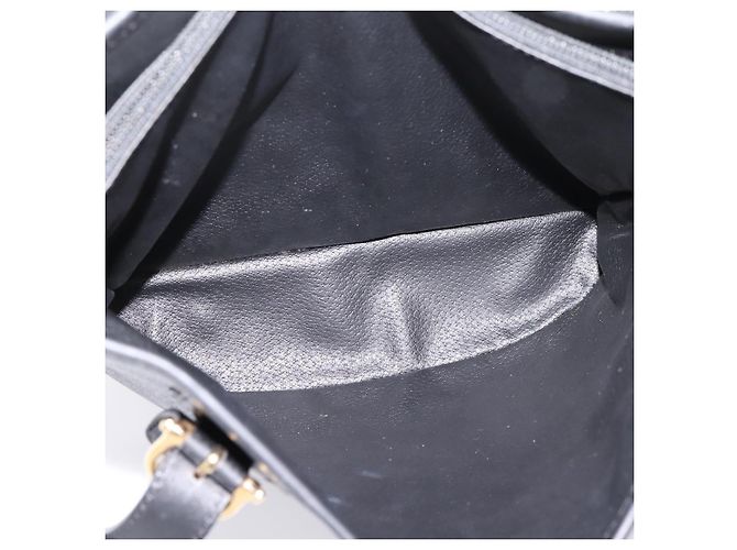 Céline CELINE Macadam Canvas Tote Bag PVC Leather Black Gold - vista 16