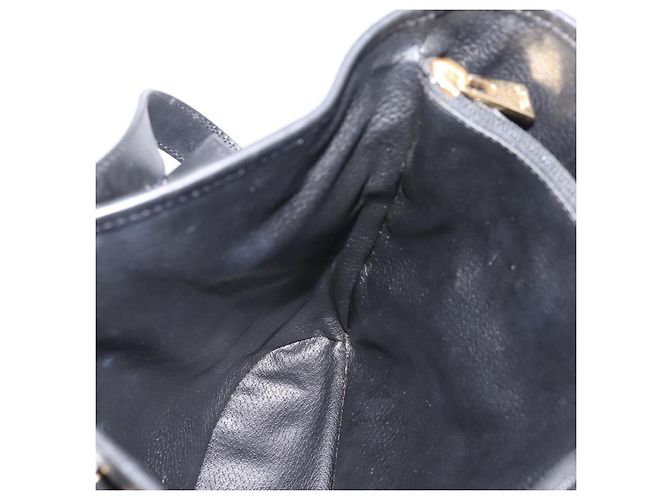 Céline CELINE Macadam Canvas Tote Bag PVC Leather Black Gold - vista 18