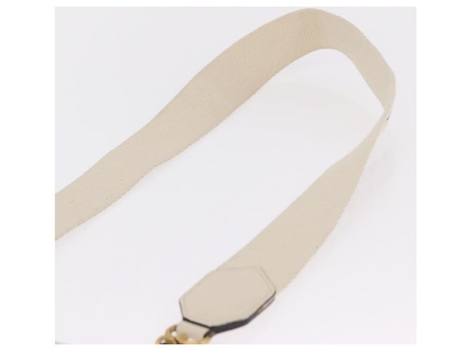 GUCCI Sherry Line Shoulder Bag Leather Ivory Gold - vista 9