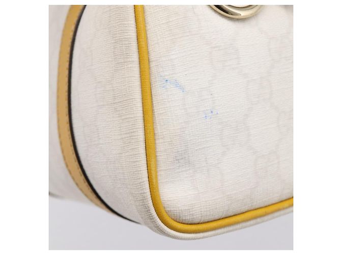 GUCCI GG Supreme Hand Bag PVC White Gold 193604 - vista 15