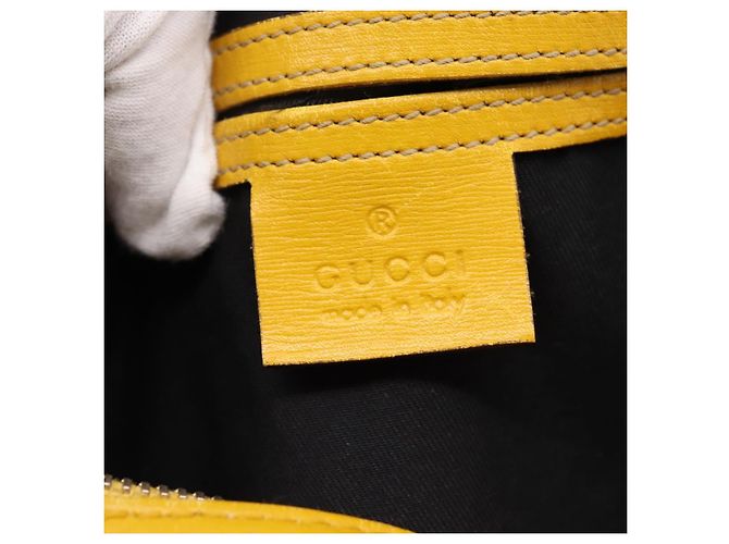 GUCCI GG Supreme Hand Bag PVC White Gold 193604 - vista 19