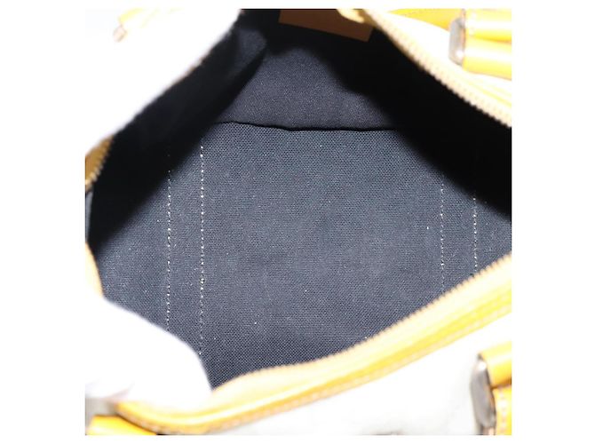 GUCCI GG Supreme Hand Bag PVC White Gold 193604 - vista 20