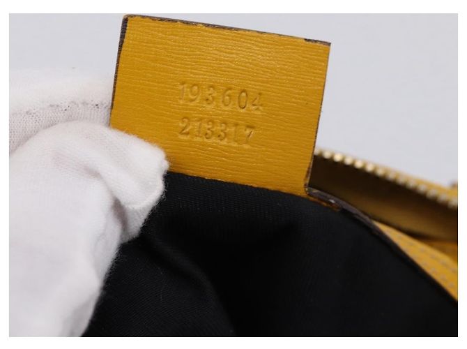 GUCCI GG Supreme Hand Bag PVC White Gold 193604 - vista 24