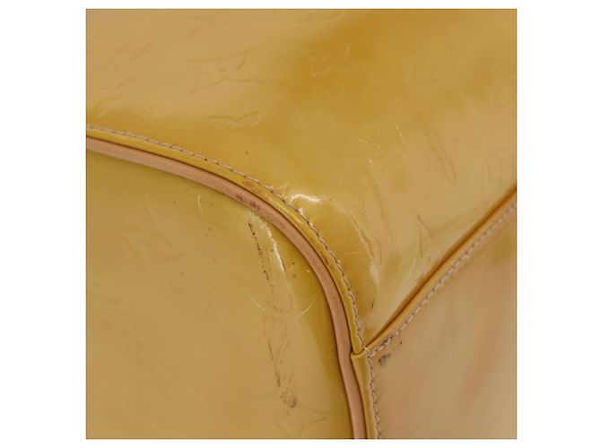 LOUIS VUITTON Monogram Vernis Mercer Boston Bag Beige M91000 LV - vista 15