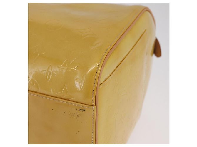 LOUIS VUITTON Monogram Vernis Mercer Boston Bag Beige M91000 LV - vista 16