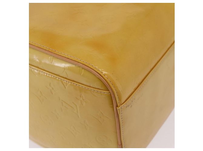 LOUIS VUITTON Monogram Vernis Mercer Boston Bag Beige M91000 LV - vista 17